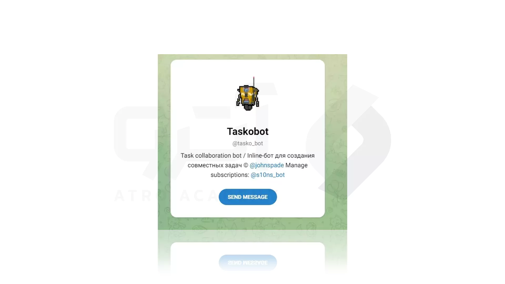 چت بات To Do Chatbot