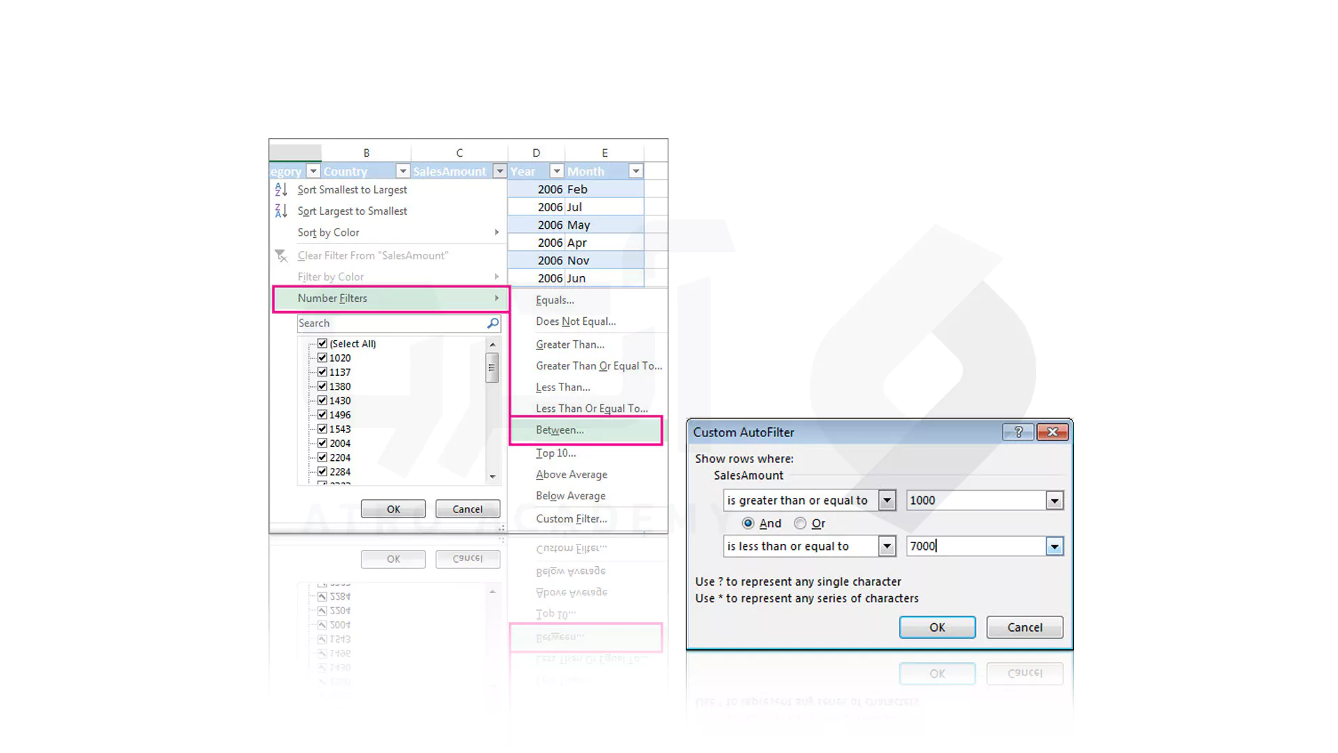 نحوه فیلتر کردن داده ها در Excel