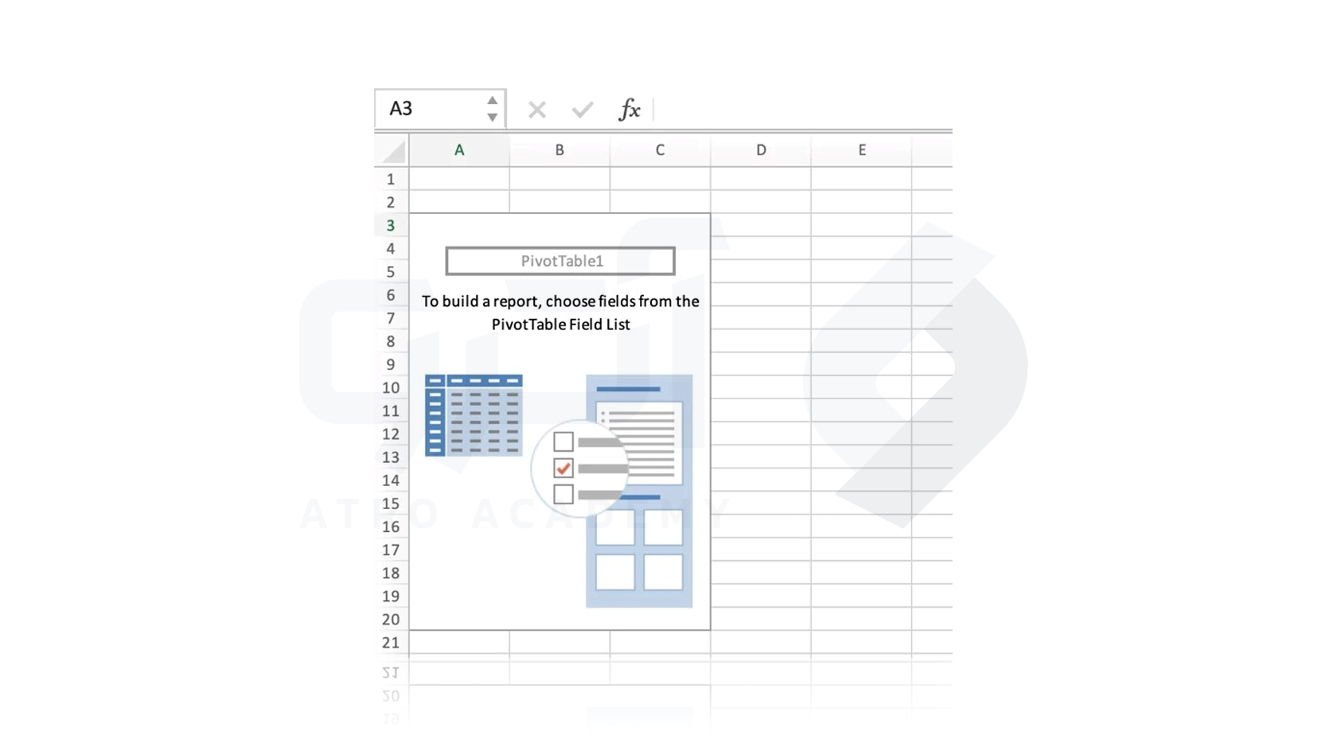 تغییر مکان PivotTable