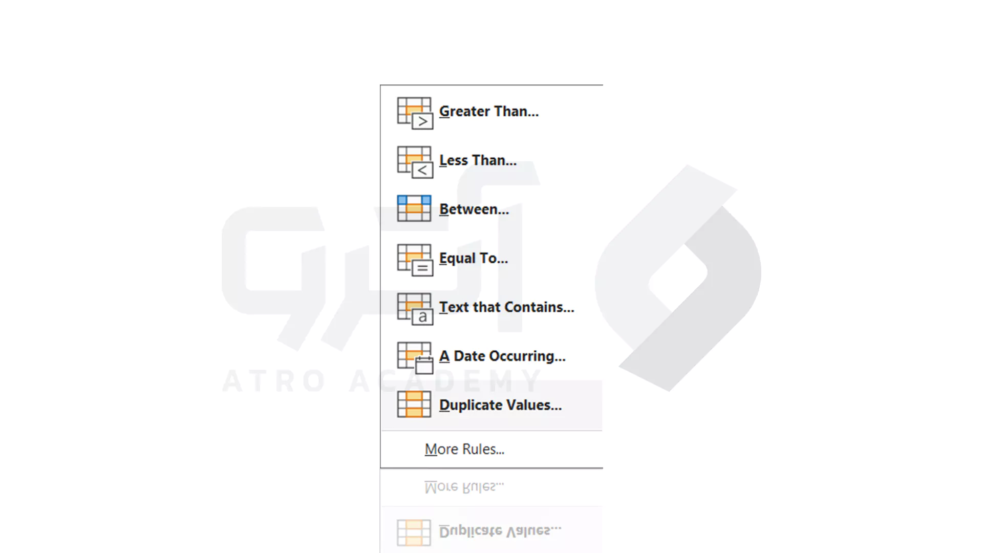 گزینه Duplicate Values در اکسل برای شناسایی مقادیر تکراری