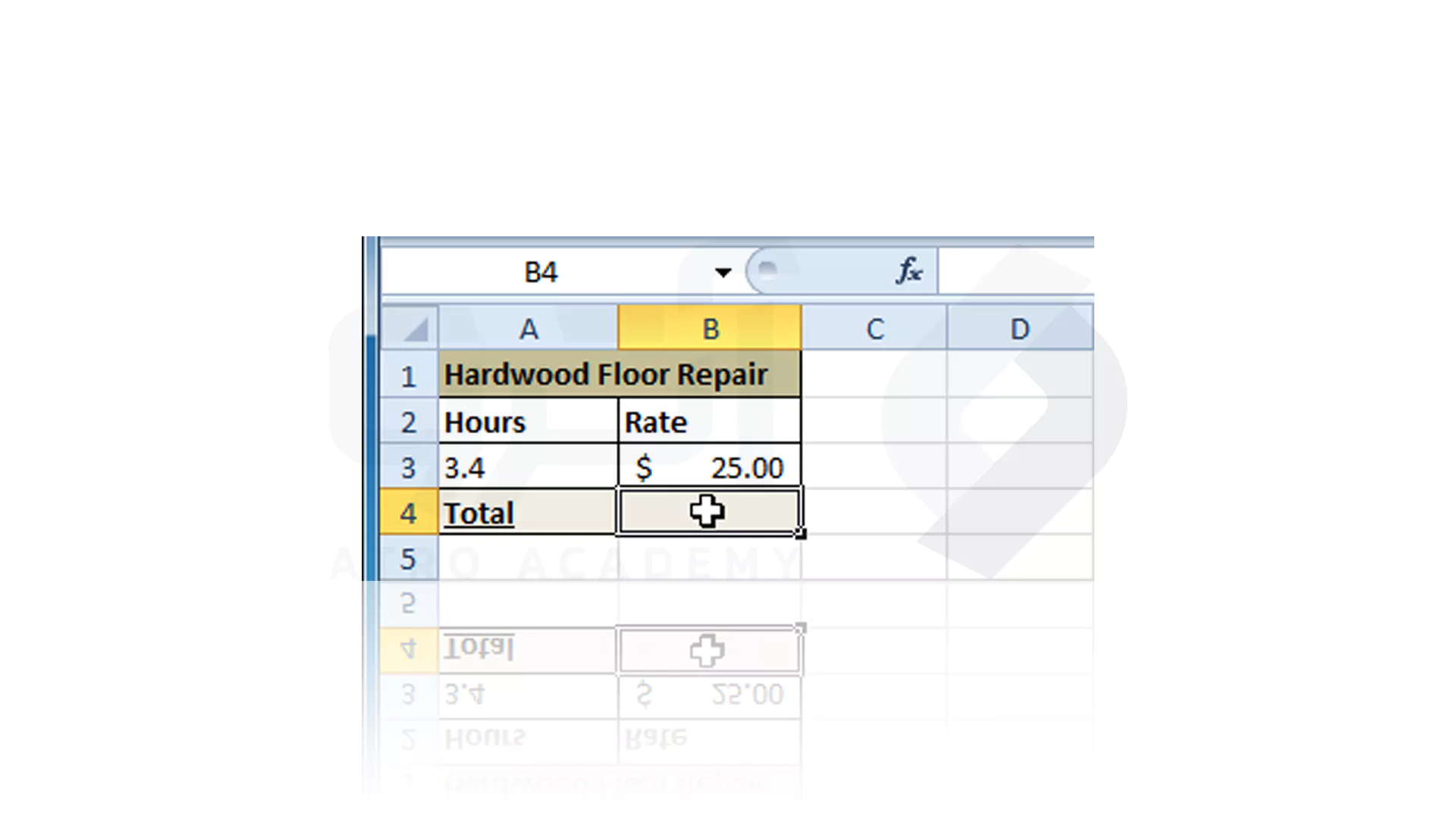 مراحل نوشتن فرمول نقطه و کلیک در Excel