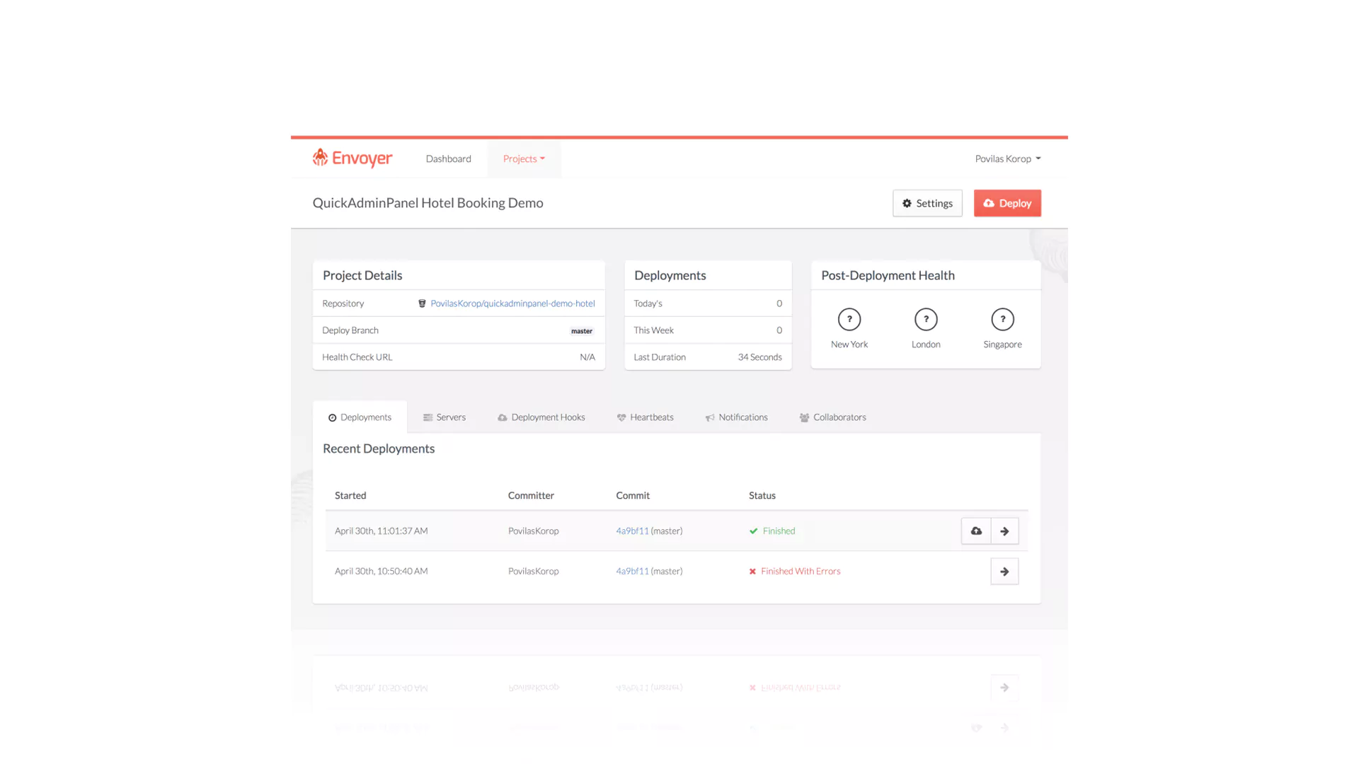 مراحل آپلود پروژه Laravel روی Server