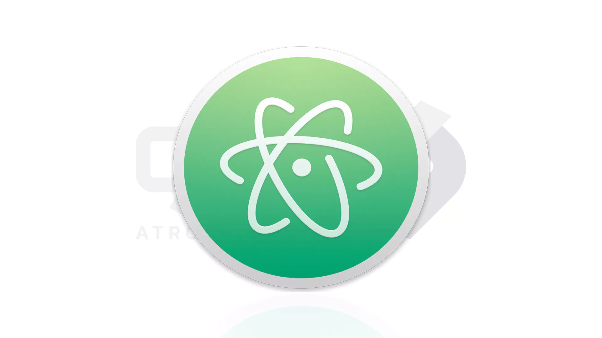 لوگو نرم افزار Atom برای برنامه نویسی پایتون