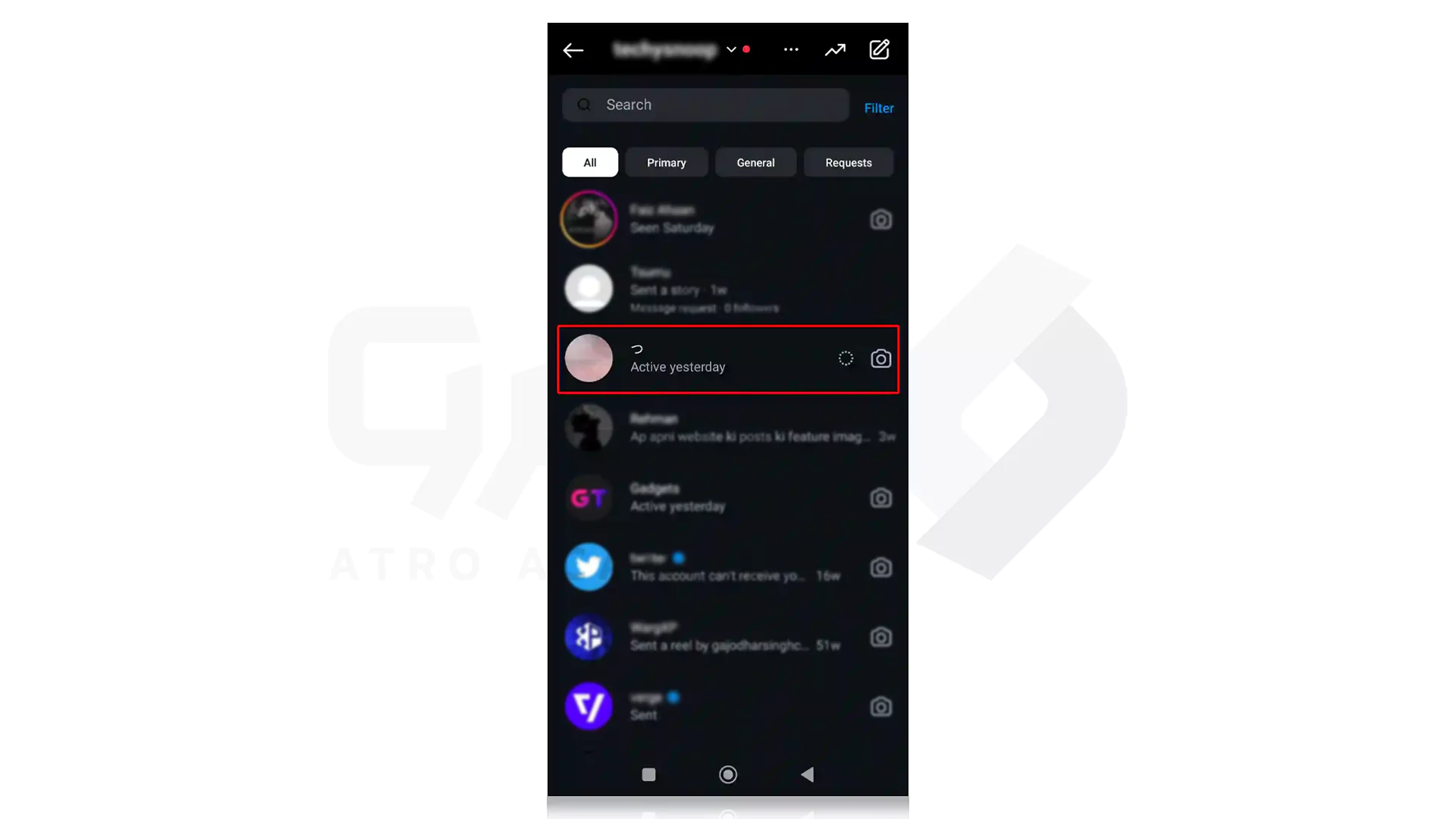 مراحل غیر فعال کردن Vanish Mode