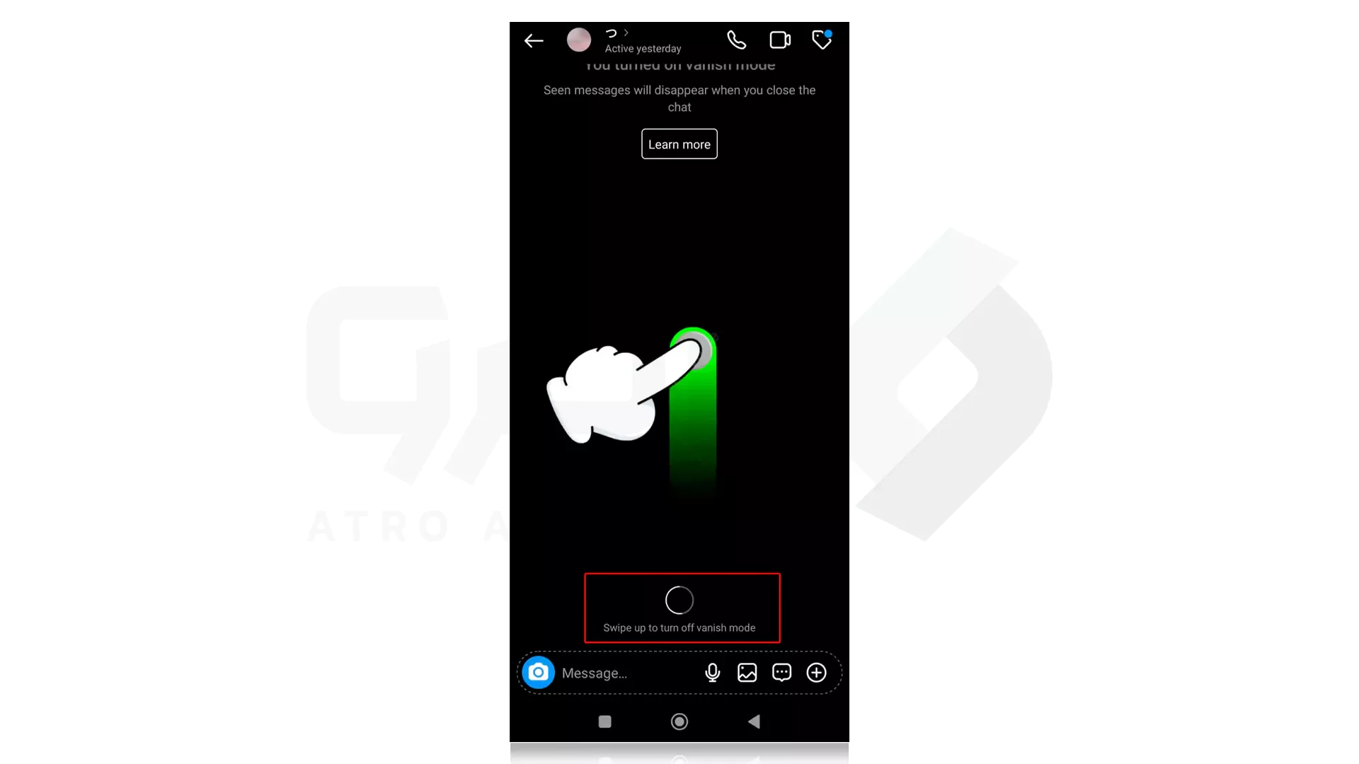 سریع ترین مراحل غیر فعال کردن Vanish Mode
