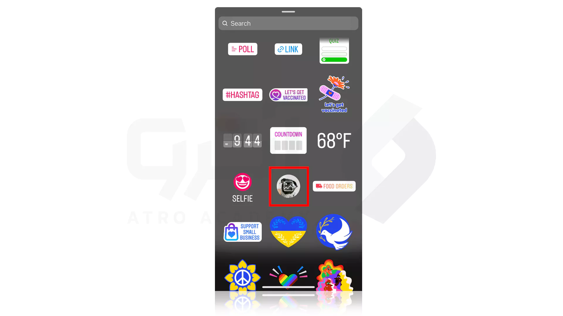 مراحل افزودن چندین استوری در Instagram با استیکر