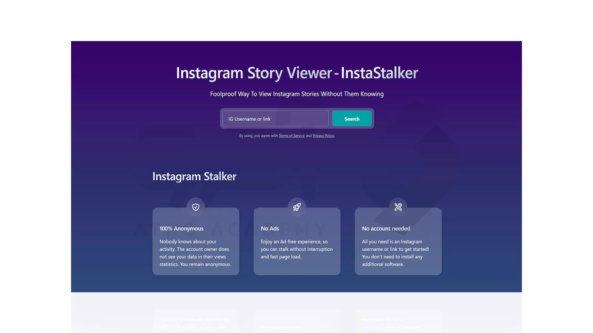ابزار Insta Stalker برای مشاهده عکس های اکانت خصوصی اینستاگرام