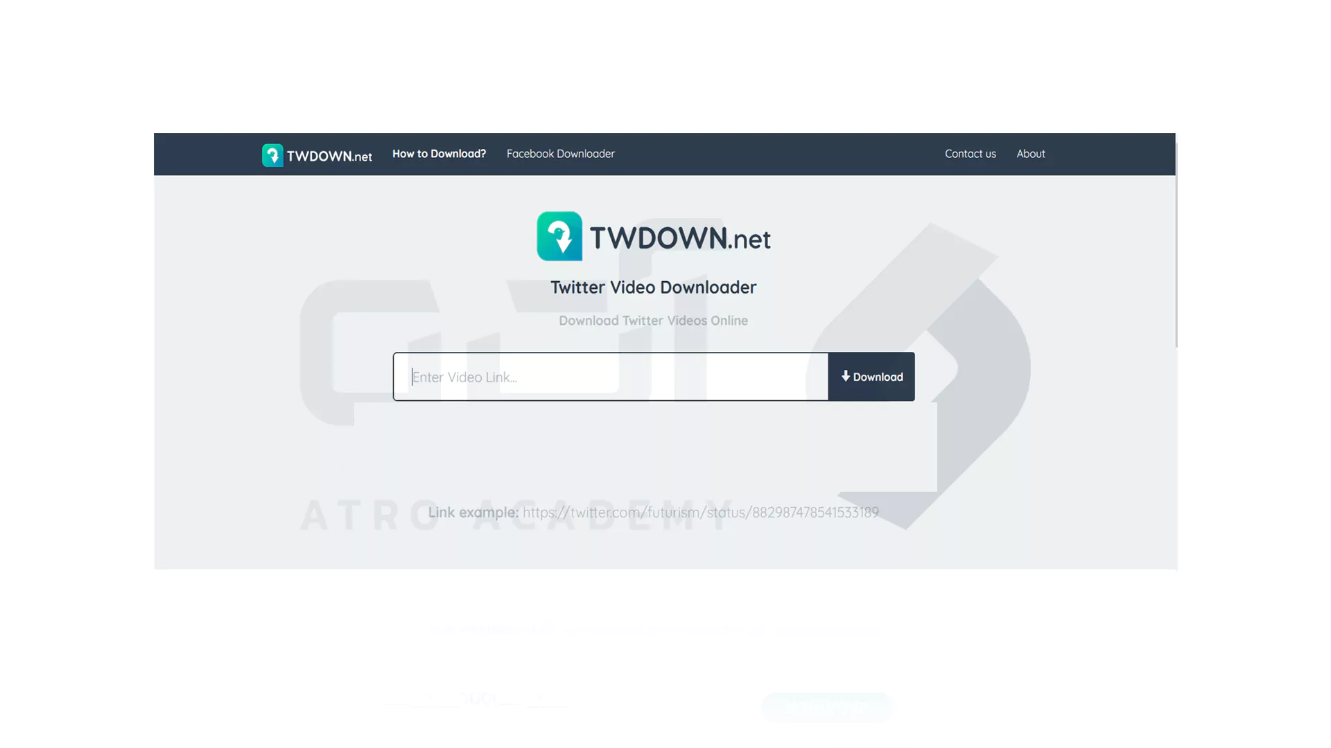 وب سایت TWDOWN.net برای دانلود ویدیو از توییتر