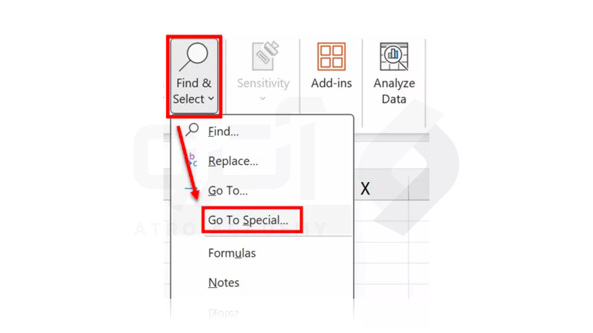 روش های تشخیص سطر مخفی شده در Excel