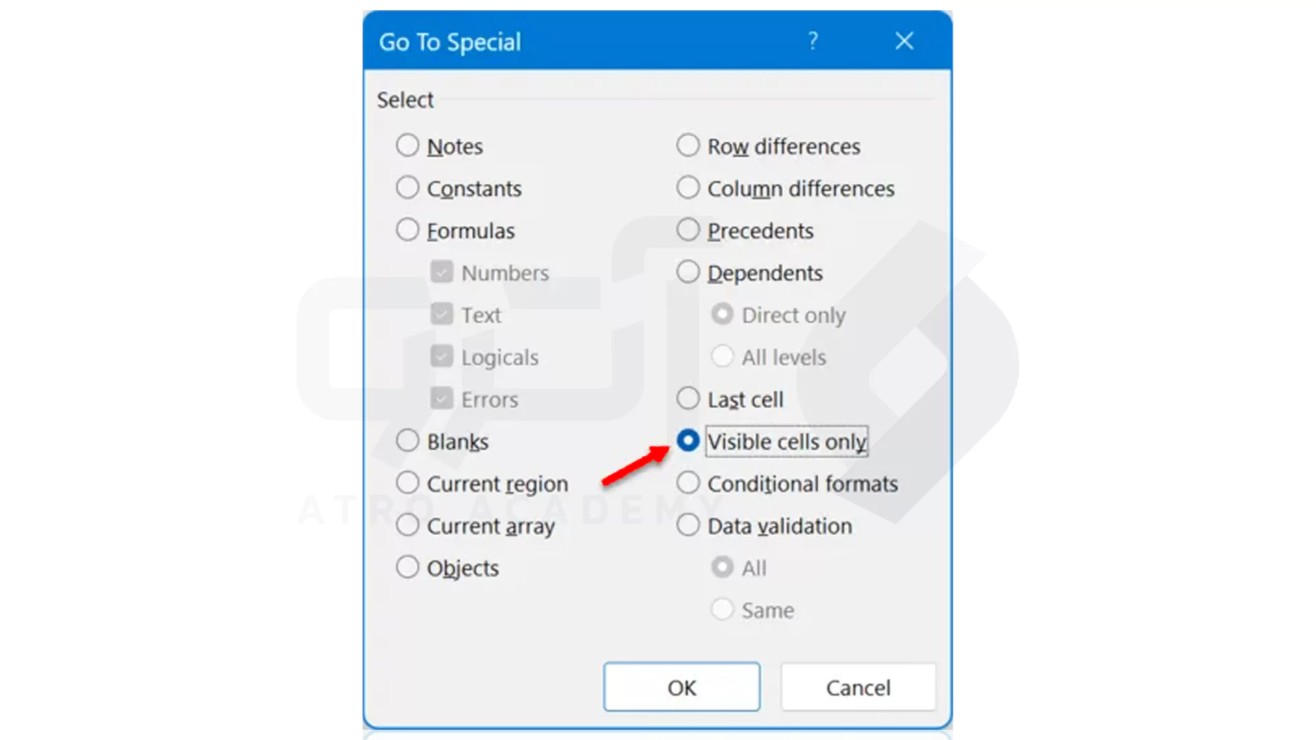روش های تشخیص سطر مخفی شده در Excel