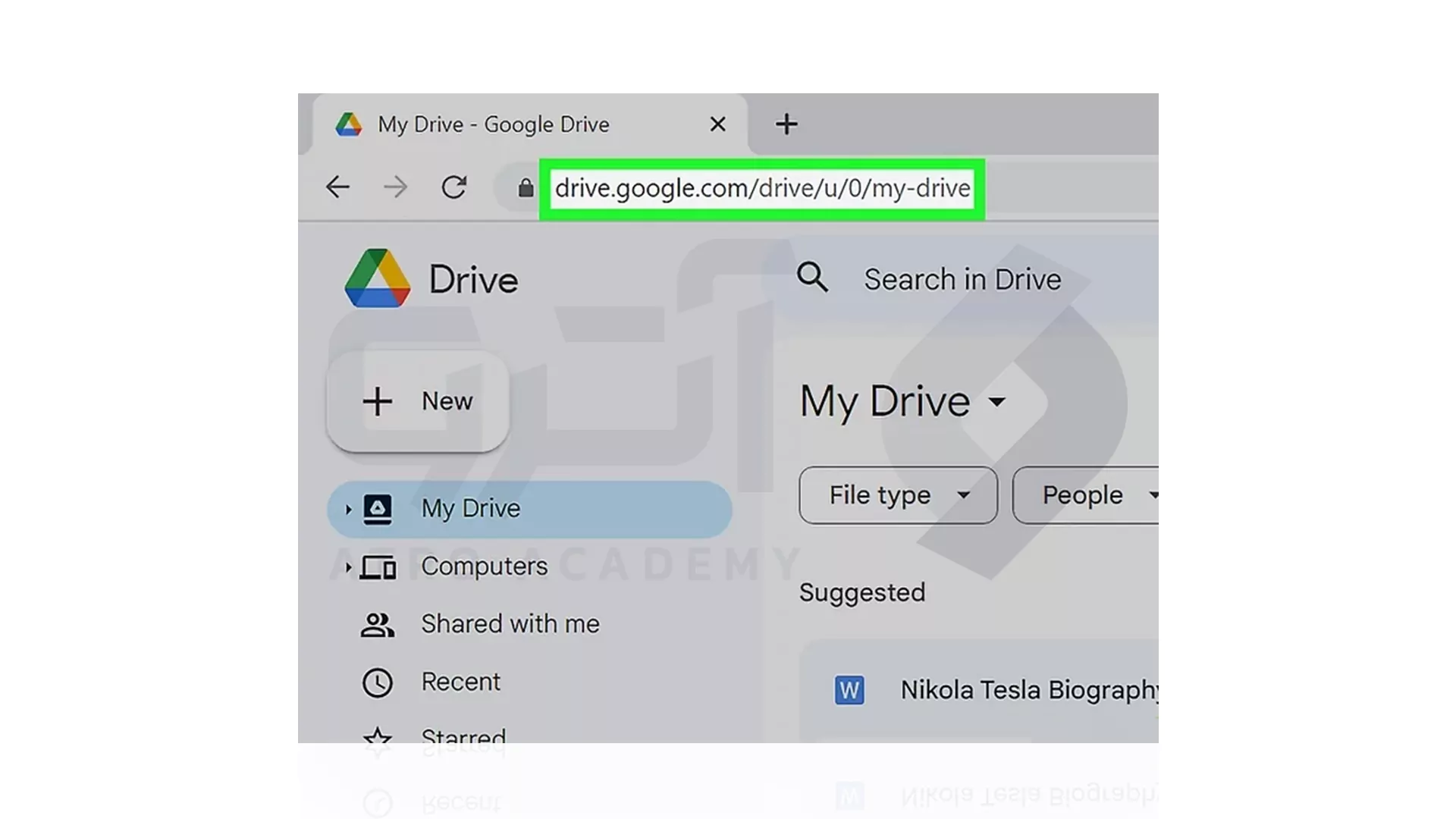 تبدیل Word به PDF در Google Drive