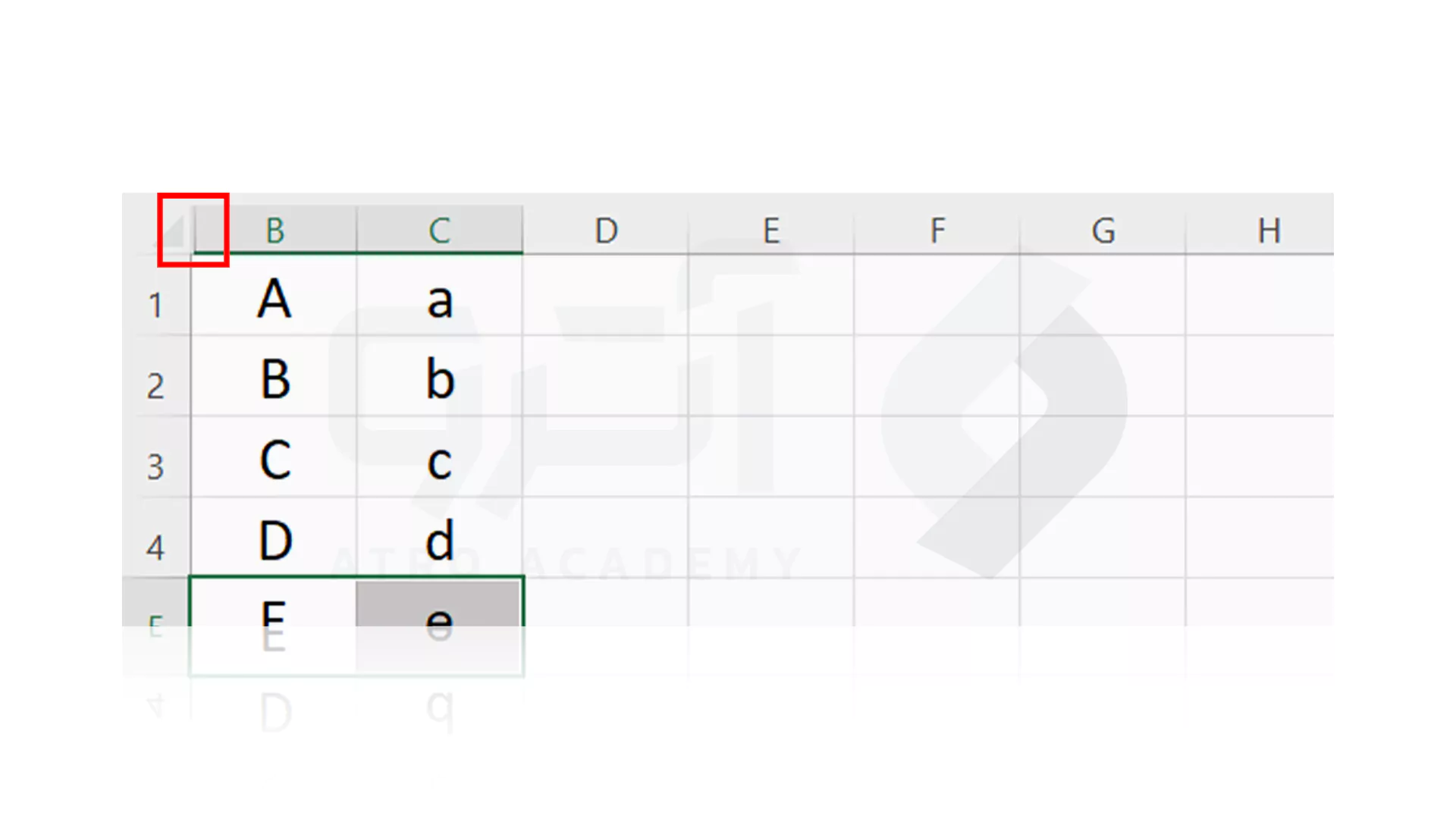 روش های تشخیص ستون های مخفی شده در Excel