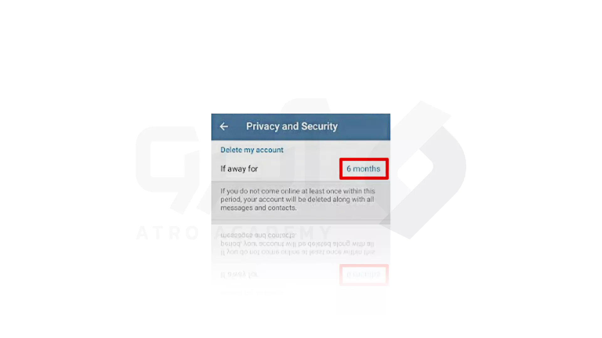 مراحل حذف Telegram با گوشی