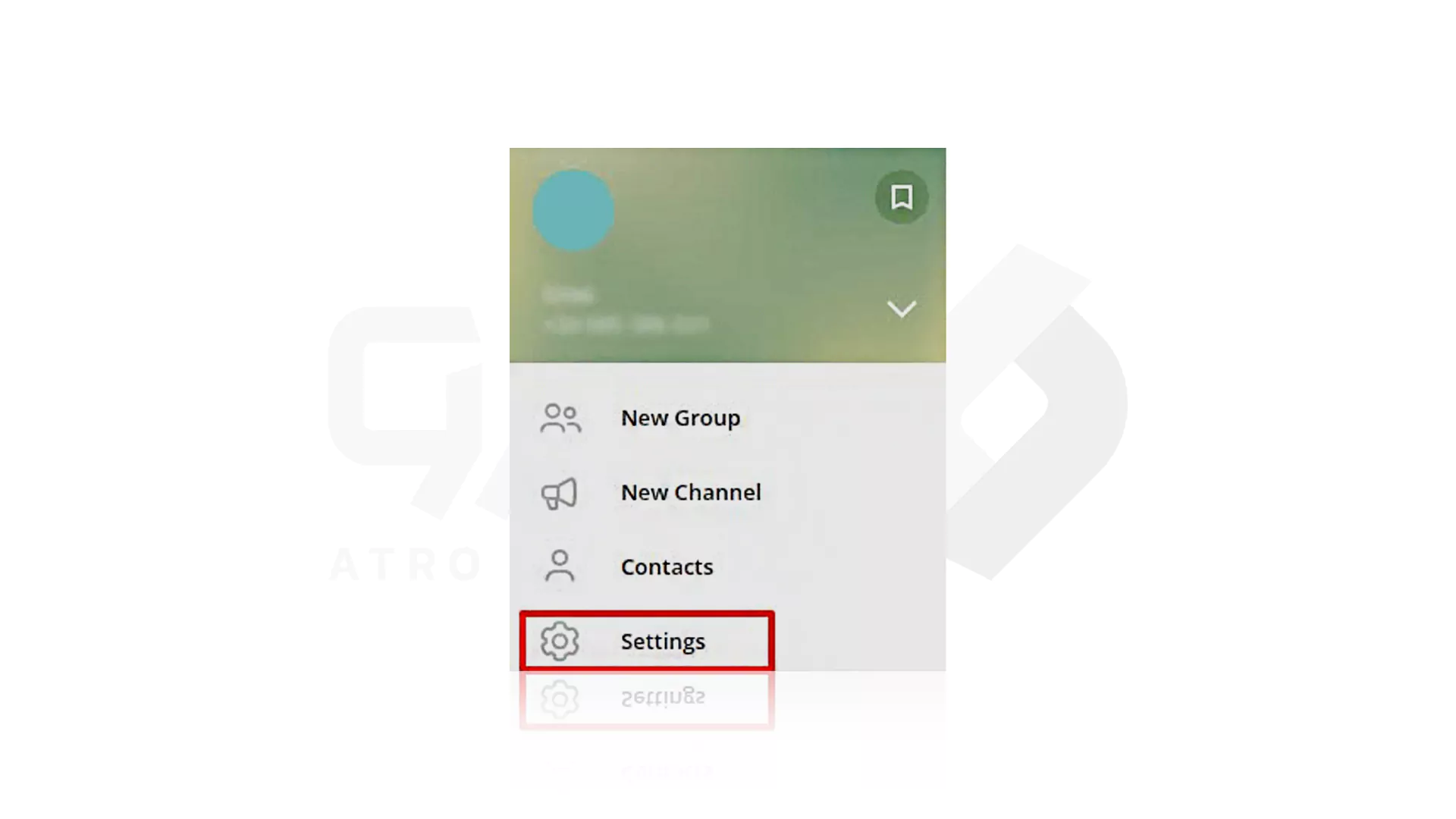 مراحل حذف Telegram با کامپیوتر