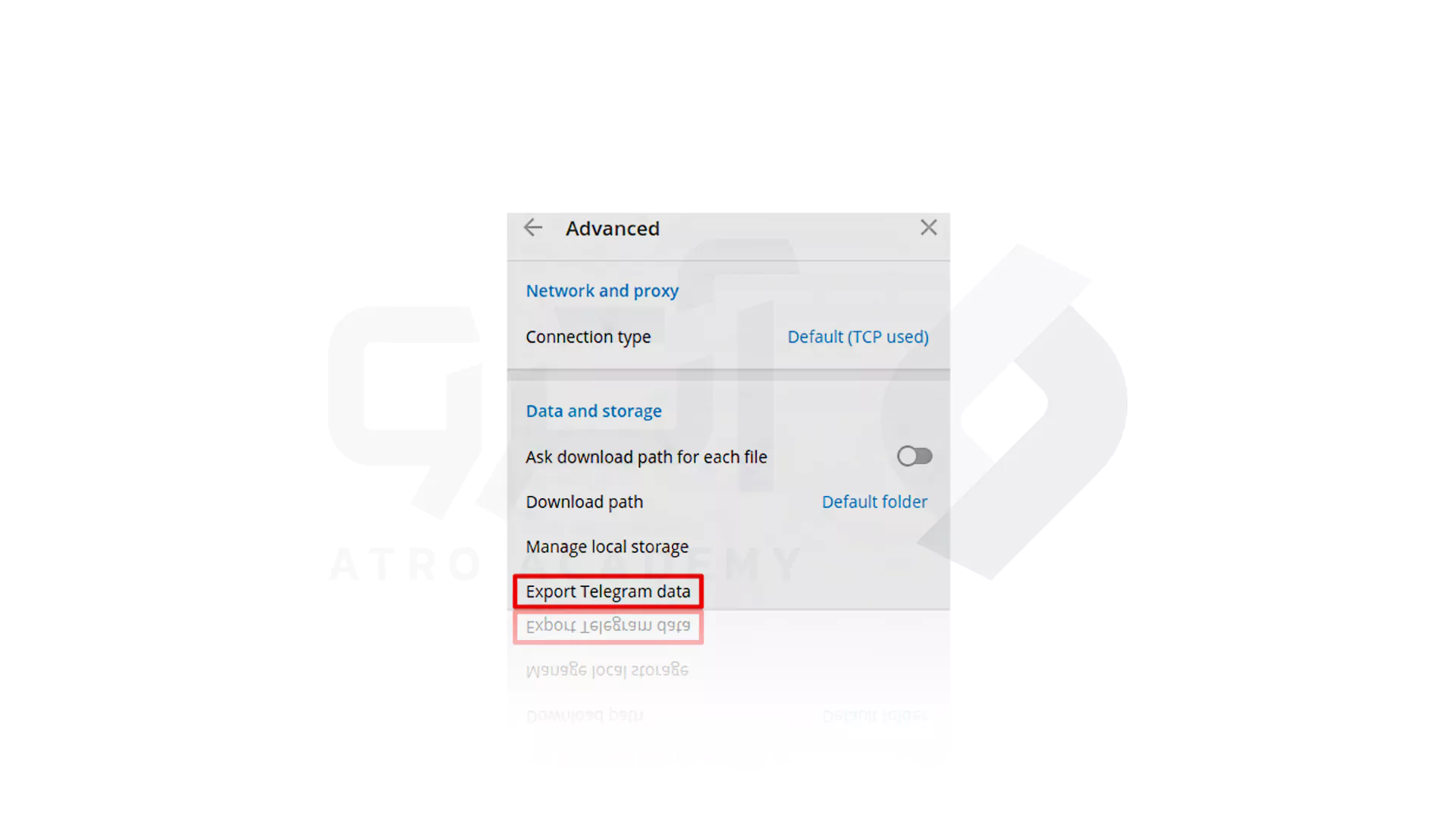 مراحل حذف Telegram با کامپیوتر