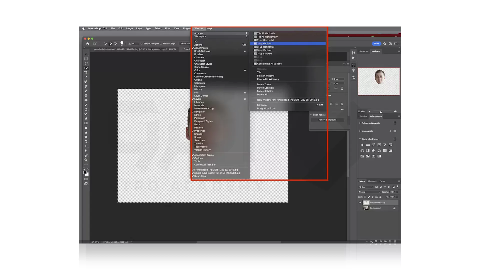 مراحل ادیت صورت در عکس به کمک Photoshop