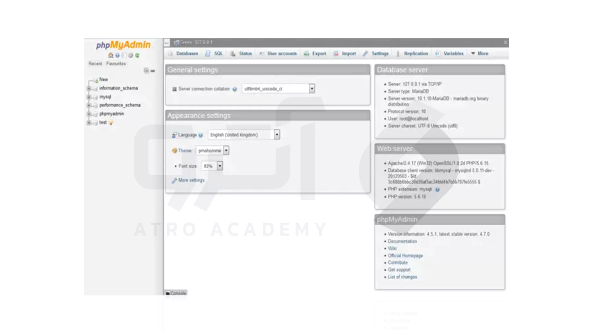 نحوه آزمایش کردن پایگاه داده وب بر روی xampp