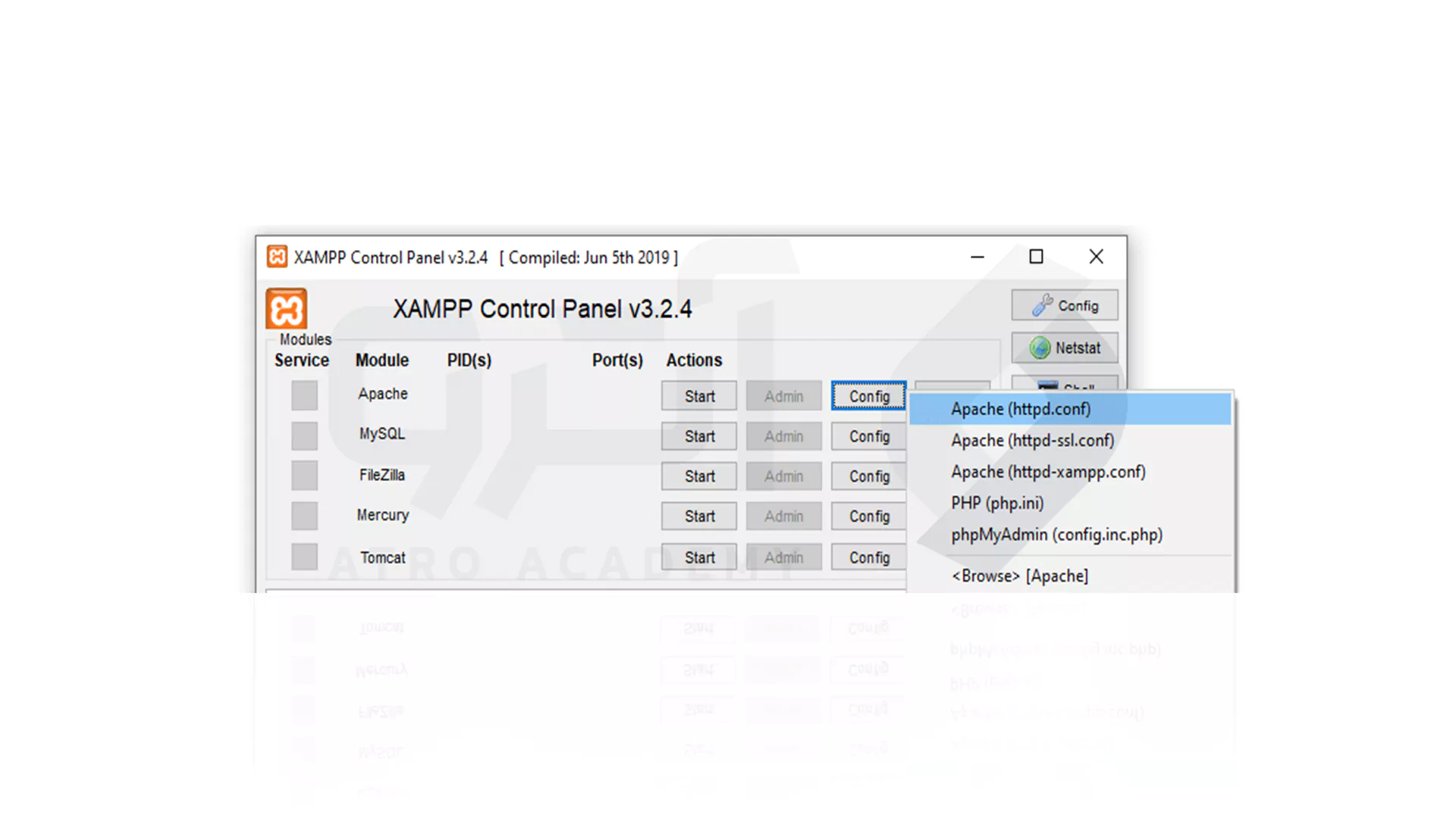 نحوه حل کردن تداخل port در xampp سرور ویندوز