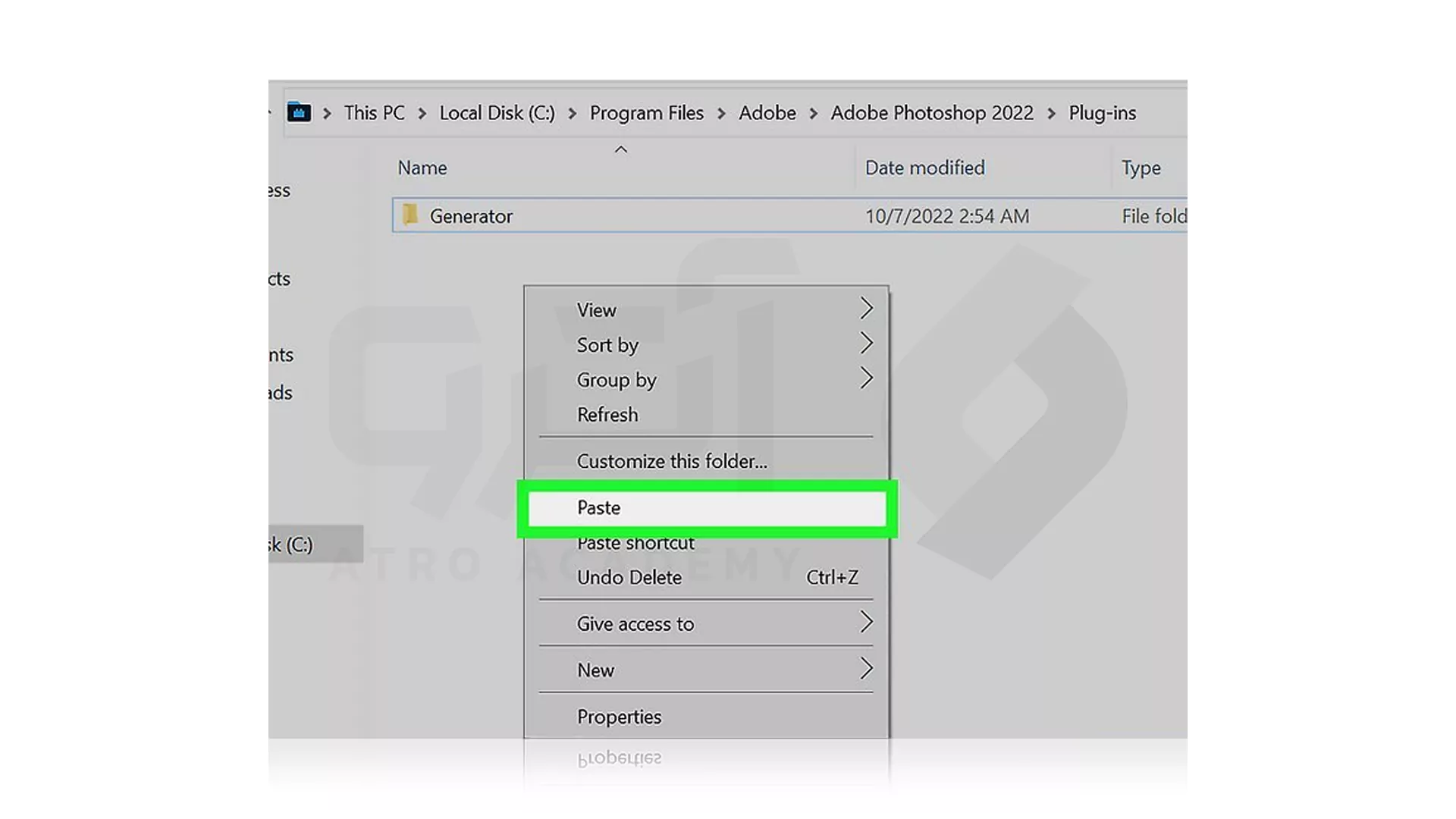 نصب Plugins در Adobe Photoshop به صورت دستی
