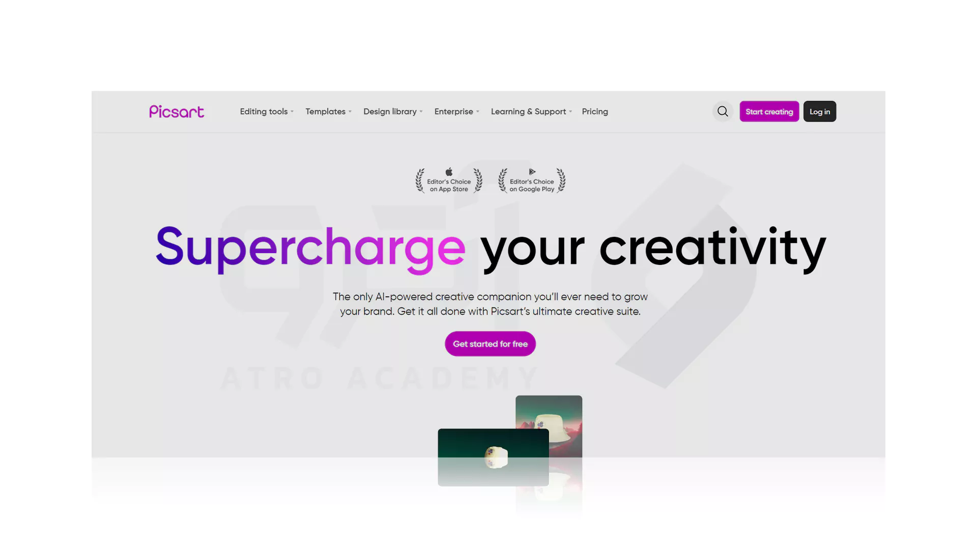 برنامه برنامه هوش مصنوعی عکس برای اندروید: PicsArt