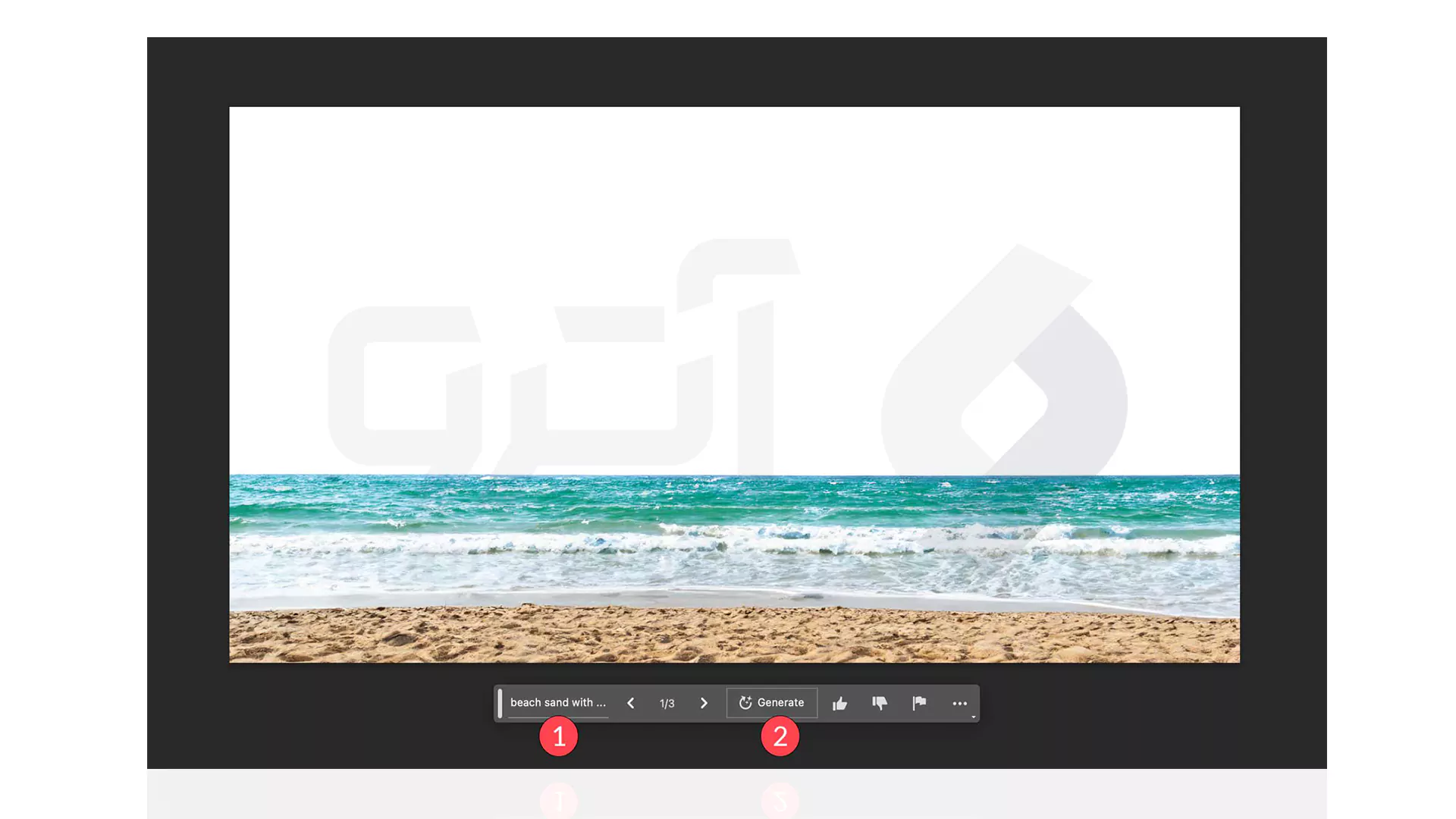 مرحله سوم ایجاد تصاویر ترکیبی با هوش مصنوعی در فتوشاپ