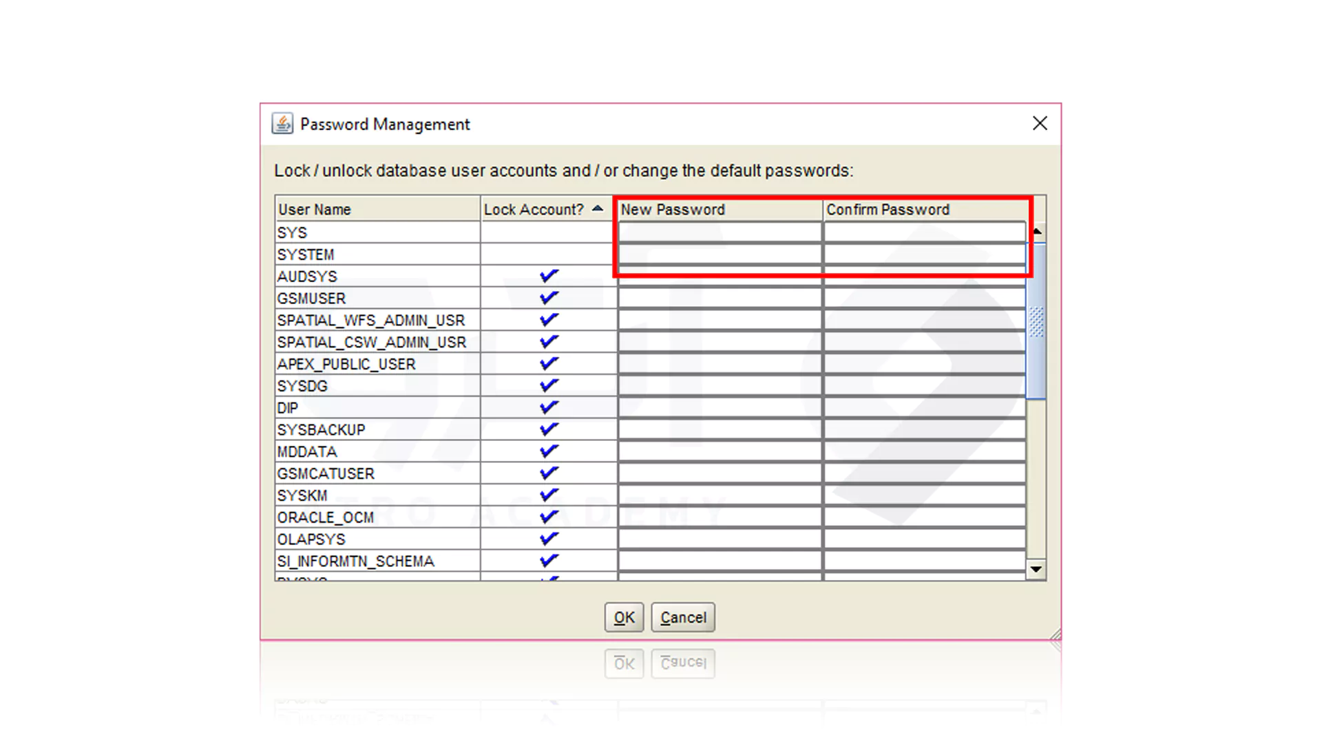 نصب دیتابیس Oracle