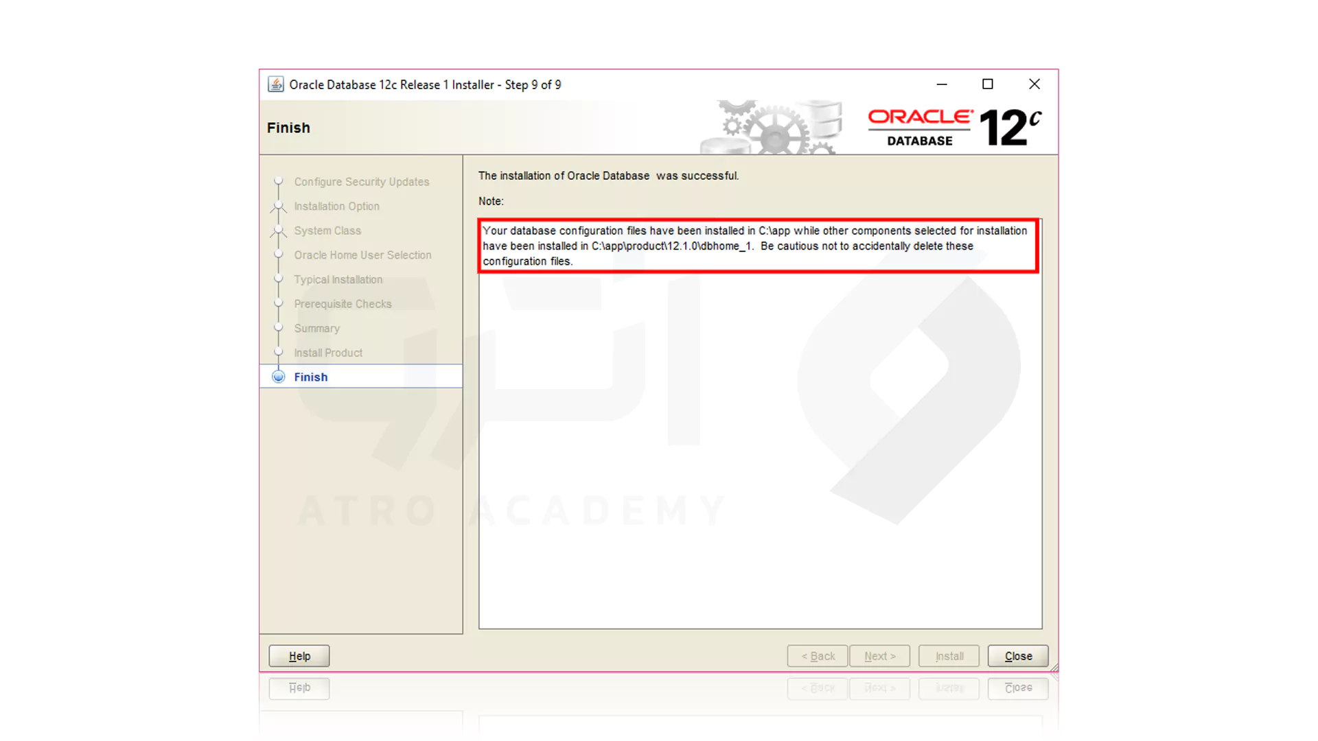نصب دیتابیس Oracle