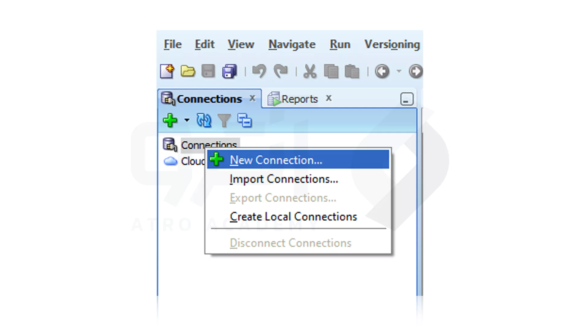 نحوه اتصال به دیتابیس Oracle