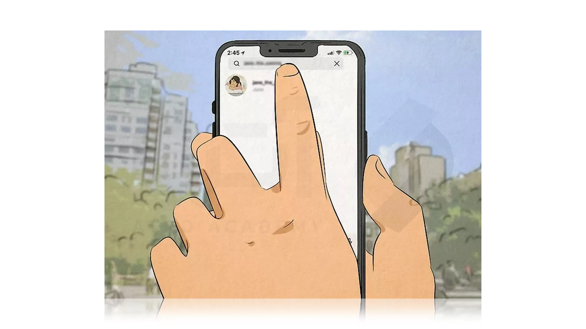 مراحل تصویری گذاشتن پست مشترک در Instagram