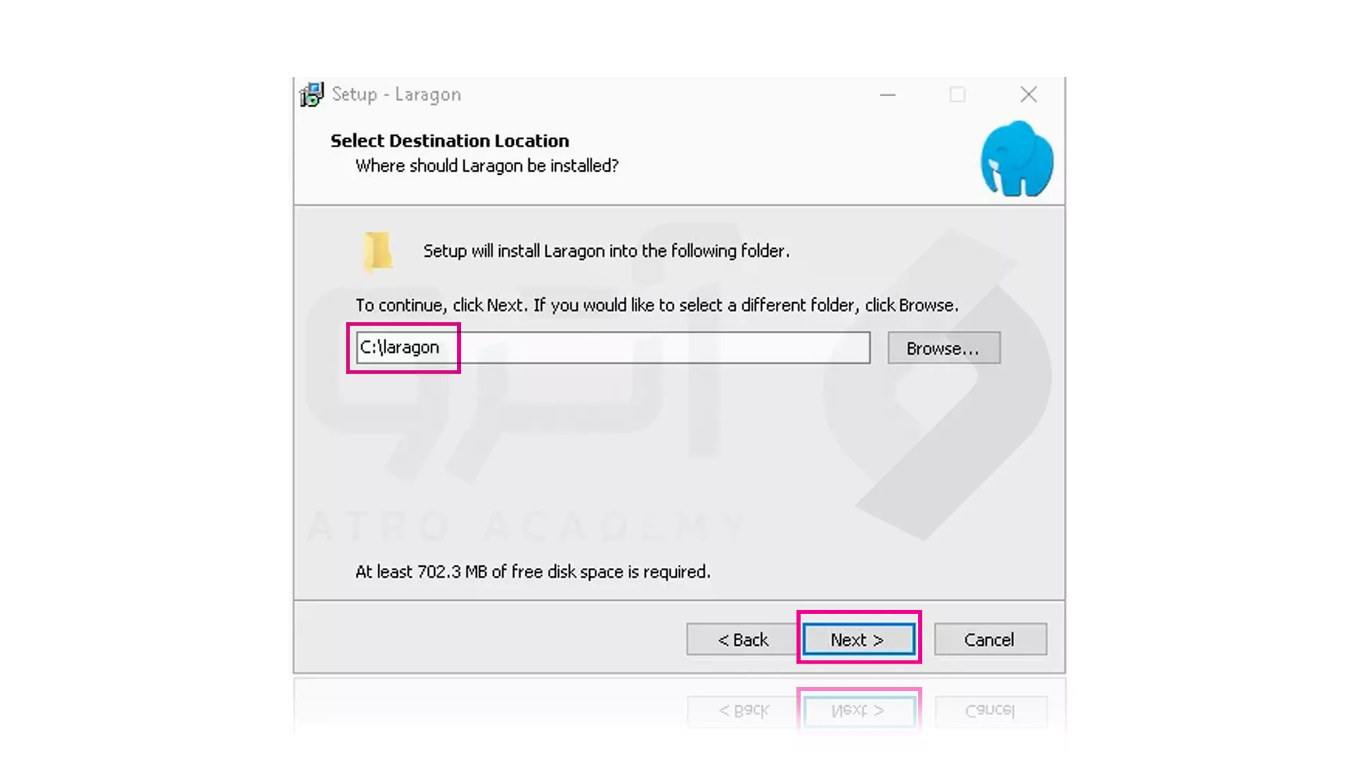نحوه نصب Laragon