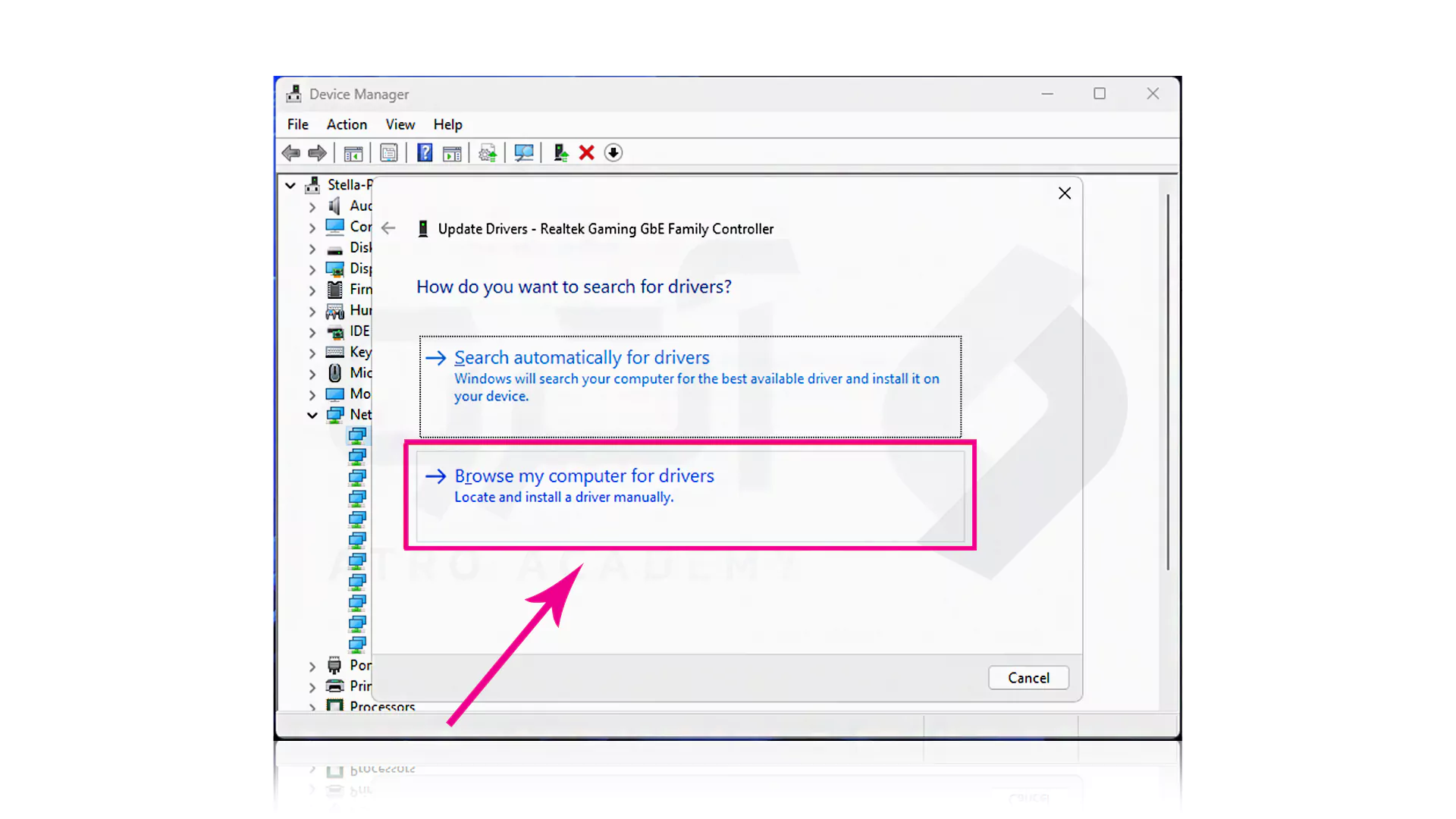 مراحل نصب Drivers در Windows 11 با Device Manager