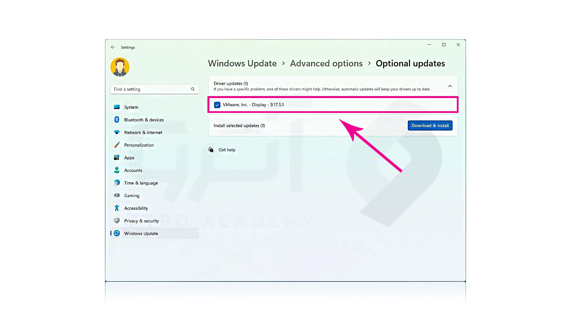 مراحل نصب Drivers در Windows 11 با Windows Update