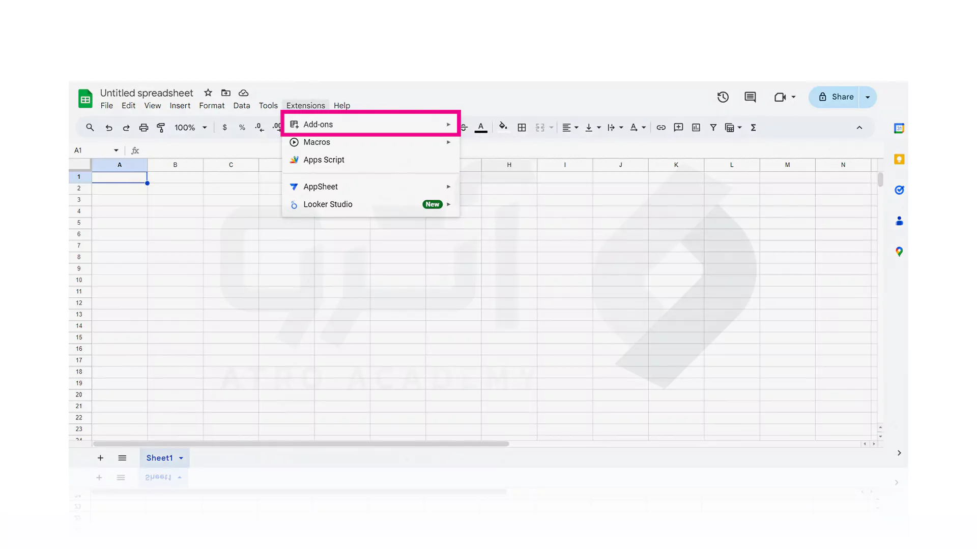 مراحل نصب فونت Vazir در Google Sheet