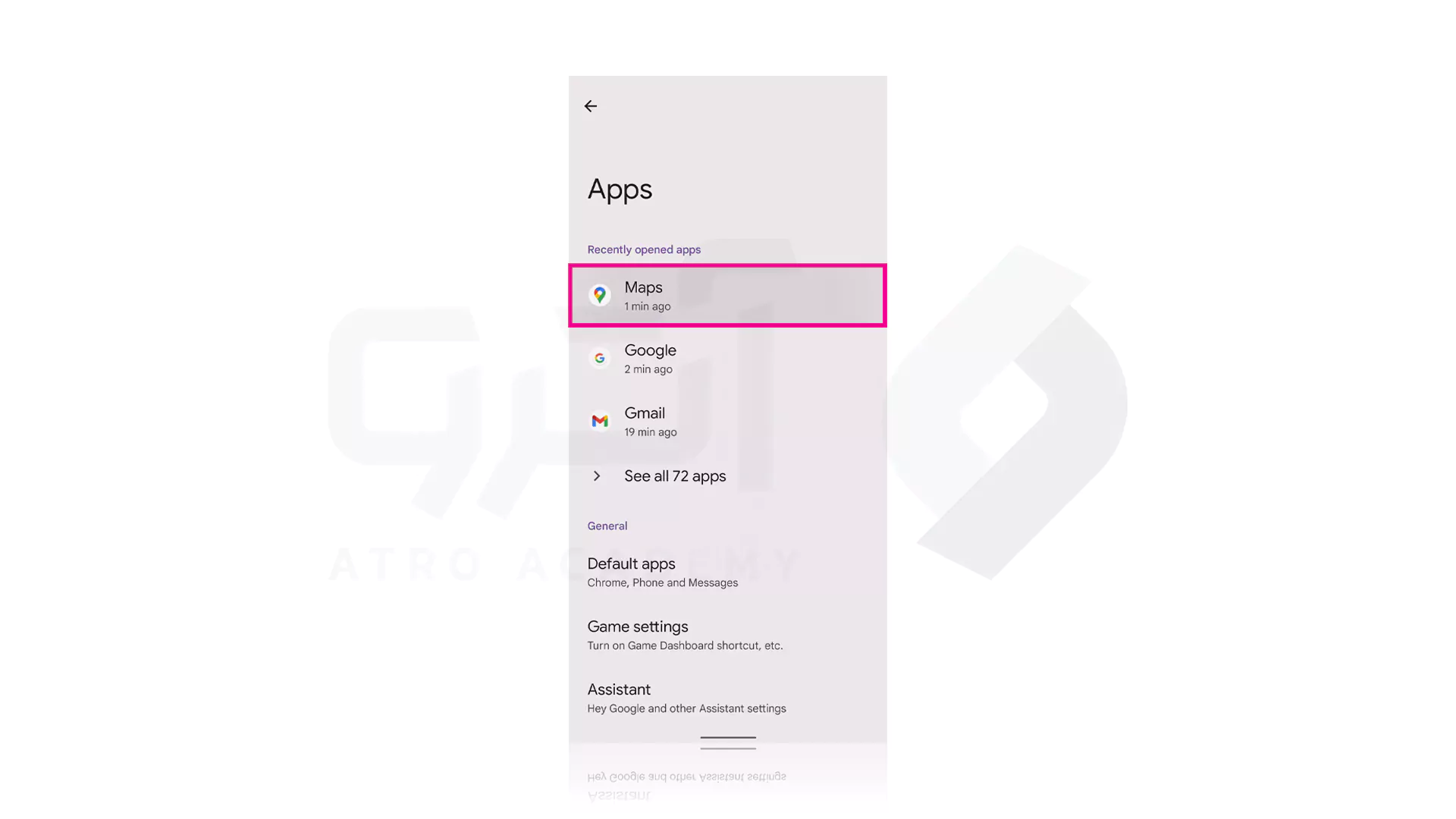 مراحل پاک کردن کش در برنامه های گوشی سامسونگ
