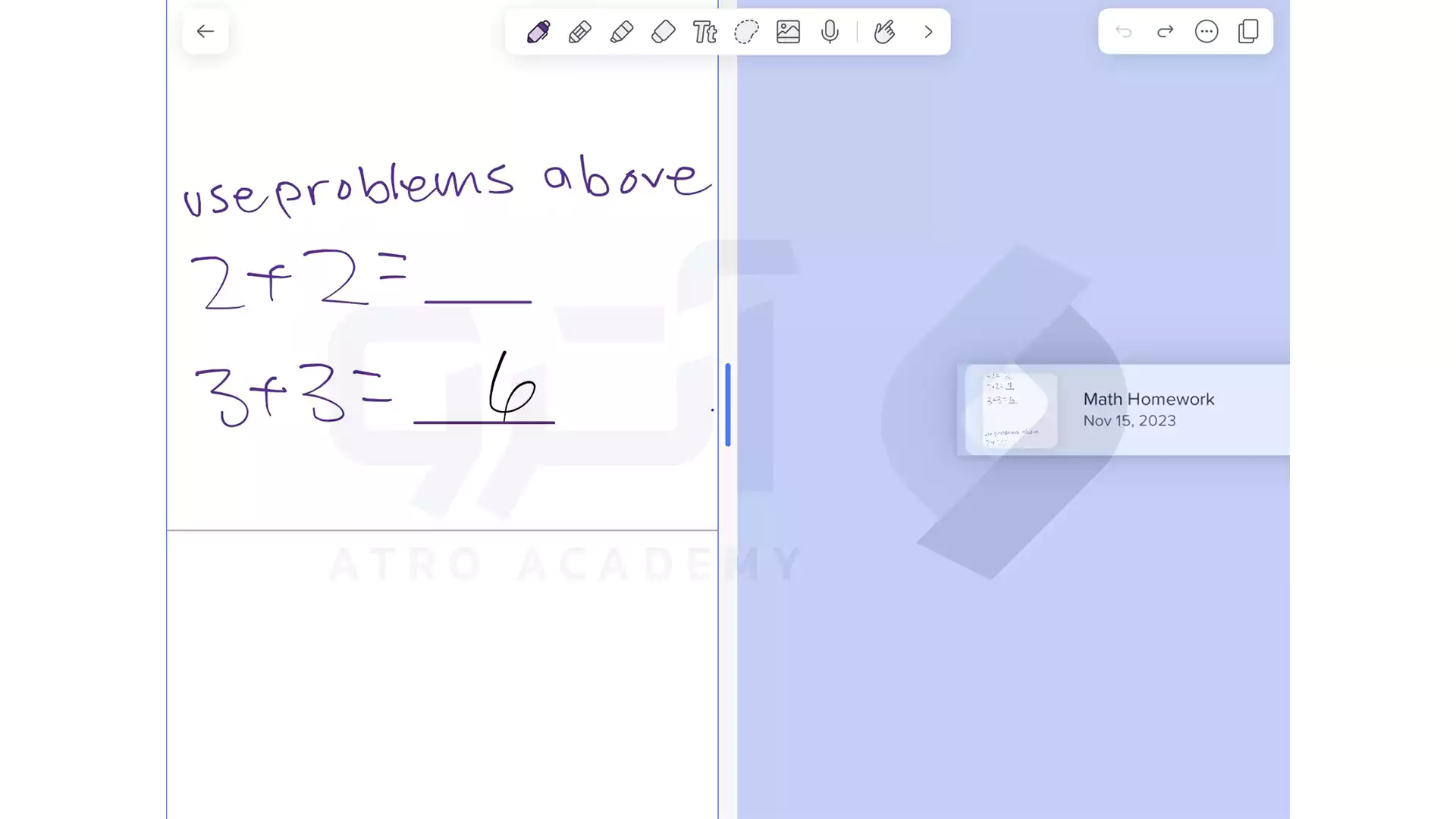 تنظیم اندازه صفحه در GoodNotes