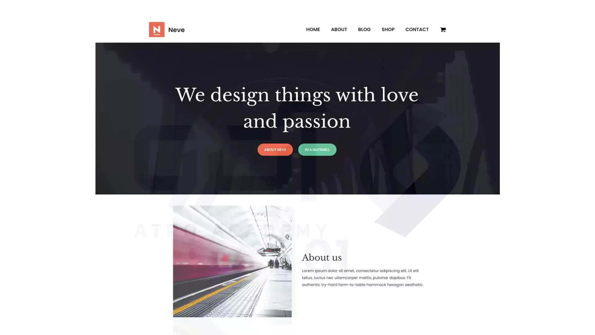 قالب وردپرسی Neve