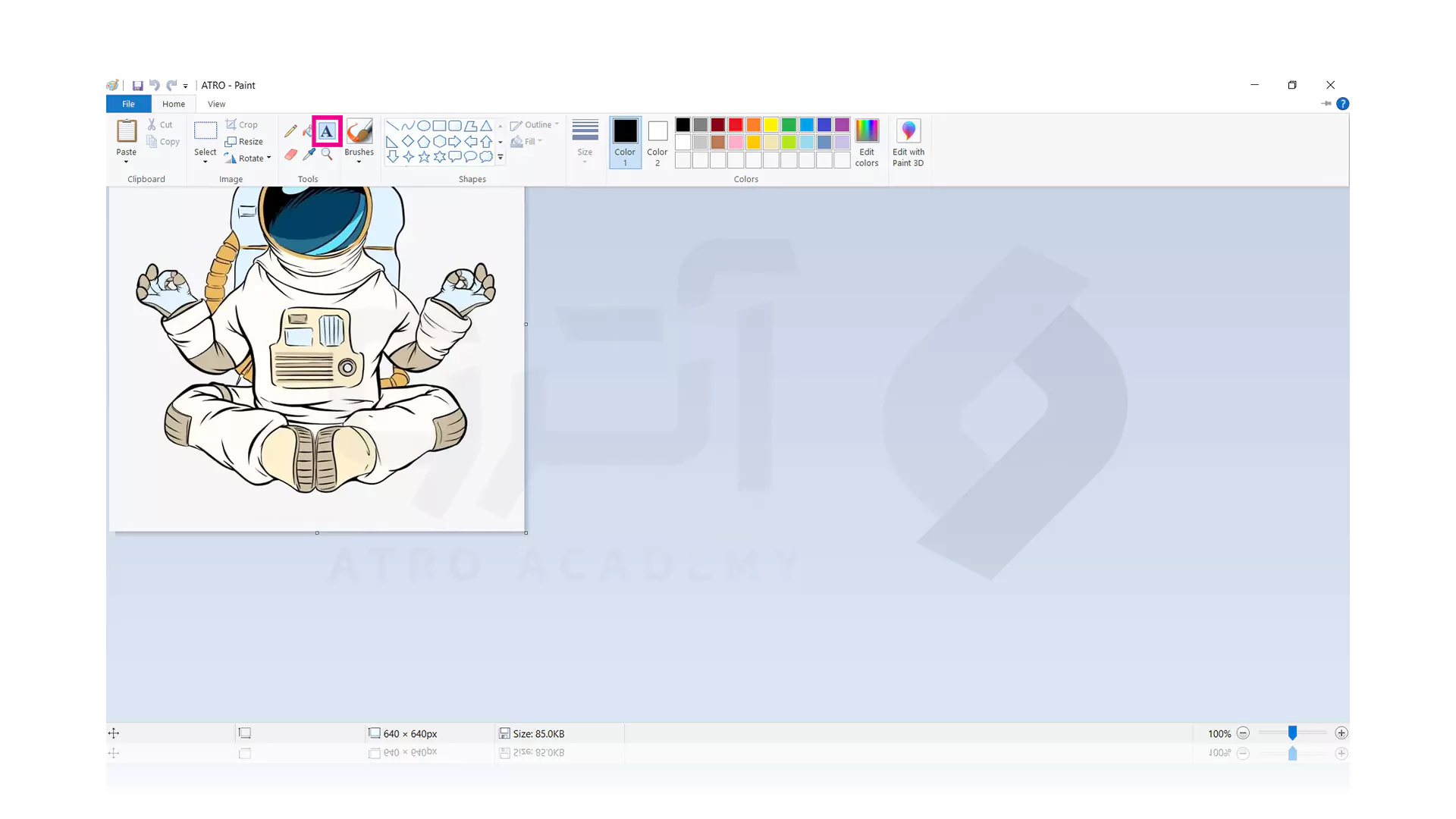 مراحل برنامه نوشتن روی اسکرین ویندوز با ابزار Print 3D