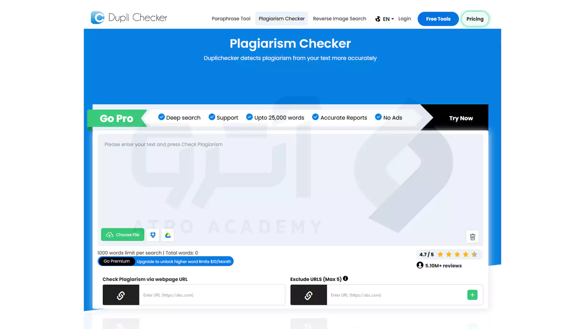 سایت Duplichecker  برای بررسی موارد کپی و تکراری در محتوا