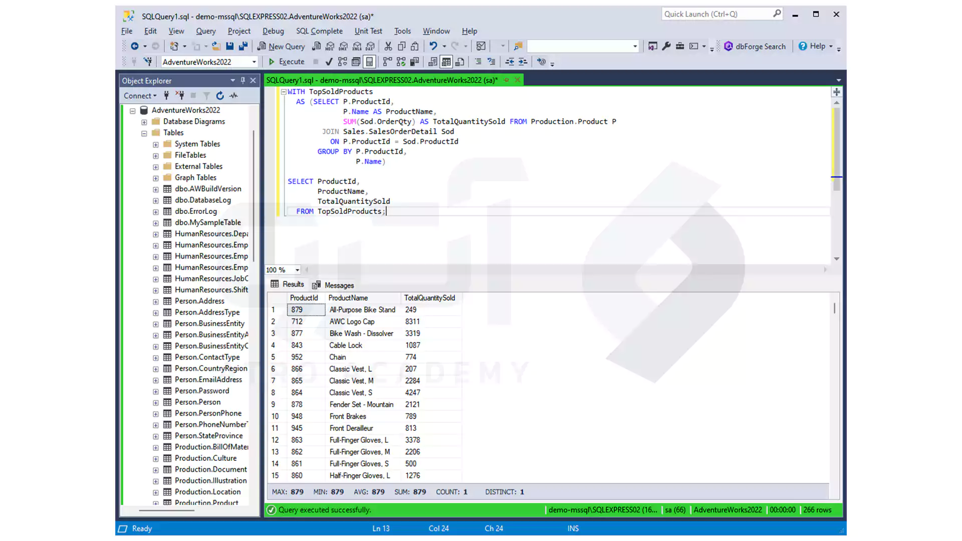 تعریف و استفاده از CTE در SQL با استفاده از عبارت WITH