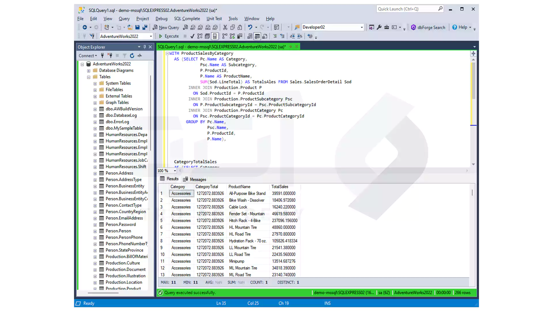 استفاده از CTE های تودرتو در SQL