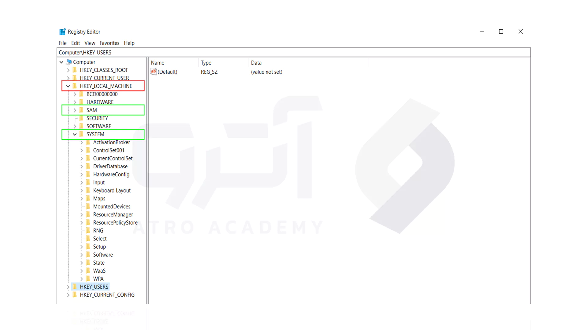 نحوه باز کردن فایل Registry Editor