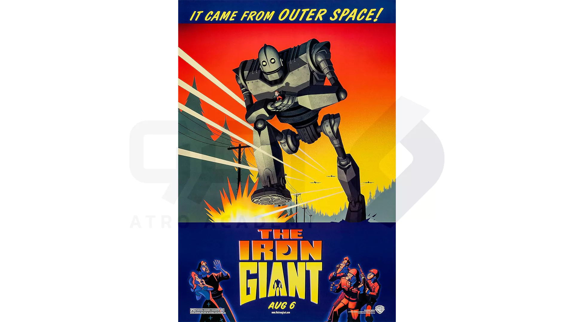 بهترین انیمیشن های دنیا: The Iron Giant یا غول آهنی