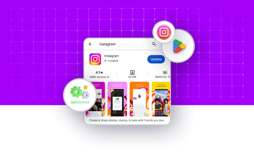 آپدیت اینستاگرام در گوگل پلی